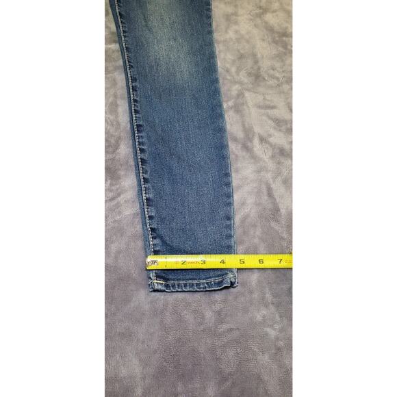 True Religion Sz 30 Blue Halle High Rise Super Skinny Jeans Denim City C28-33 - Picture 3 of 11